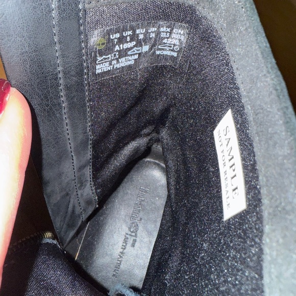 Timberland Black Women's Combat Boots - Picture 5 of 6